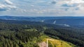View over the forests in Vogtland