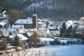 Church Of Einruhr In Winter, Germany