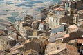 View over Gangi in Sicily Royalty Free Stock Photo