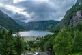View over the Geiranger fjord in Norway