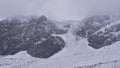 View over glacier \