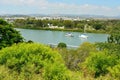 View over Gladstone in Queensland, Australia Royalty Free Stock Photo