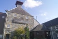 View over the Glenfiddich whisky distillery in the Speyside Royalty Free Stock Photo
