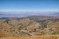 View over Golan Heights from Mount Hermon, Israel Royalty Free Stock Photo