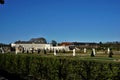 View over the Great Garden of Herrenhausen Gardesn from viewing terrace Royalty Free Stock Photo