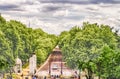 View over Green Park and Buckingham Palace Gardens, London Royalty Free Stock Photo