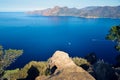 View over the Gulf of Port and Scandola nature reserve in Corsica, France