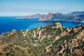 View over the Gulf of Port and Scandola nature reserve in Corsica, France