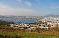 View over Gumbet in Turkey.