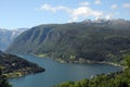 View over Hardangerfjord, Norway Royalty Free Stock Photo