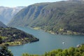 View over Hardangerfjord, Norway Royalty Free Stock Photo