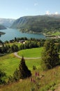 View over Hardangerfjord, Norway Royalty Free Stock Photo
