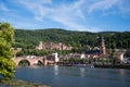 View over Heidelberg and the river Neckar