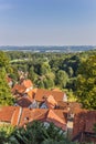 View over the historic old town of Tecklenburg Royalty Free Stock Photo