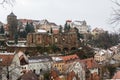 A view over historic part of Bautzen town, Saxony Royalty Free Stock Photo