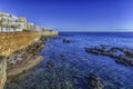 View over the historic ramparts in Alghero, Sardinia, Italy Royalty Free Stock Photo