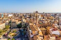 View over historic Valencia, Spain Royalty Free Stock Photo