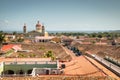 View over the historical centre of Granada, Nicaragua Royalty Free Stock Photo