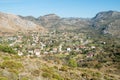 Inland part of Bozburun village near Marmaris resort town in Mugla province of Turkey