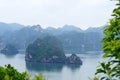 Islands at Ha Long Bay Royalty Free Stock Photo