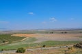 The view over Jezreel Valley at Tel Megiddo. Known as The Valley of Armageddon