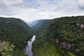 View over Kaieteur waterfall valley Royalty Free Stock Photo