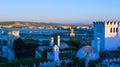 View over Kasbah to Tangier, Tangier, Morocco, North Africa, Africa