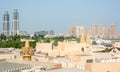 View over Katara cultural village in Doha, Qatar