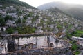 View over Kayakoy ghost town in Turkey.