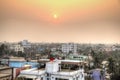 View over Khulna in Bangladesh Royalty Free Stock Photo