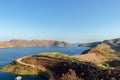 view over Lake Argyle is Western Australia& x27;s largest man-made reservoir by volume. near the East Kimberley town of Ku Royalty Free Stock Photo