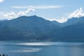 View over beautiful lake Como Royalty Free Stock Photo