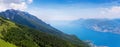 View over Lake Garda, Italian Alps Royalty Free Stock Photo