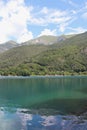 View over Lake Ledro in Italy Royalty Free Stock Photo