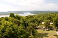 View over Lake Yaxha Royalty Free Stock Photo