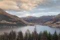 View over Loch Duich in Scotland. Royalty Free Stock Photo