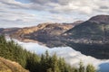 View over Loch Duich in Scotland. Royalty Free Stock Photo