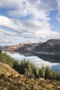 View over Loch Duich in Scotland. Royalty Free Stock Photo