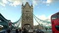 View over London\'s Tower Bridge, is a weighbridge