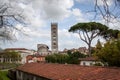 View over Lucca and Duomo San Martino in Tuscany, Italy Royalty Free Stock Photo