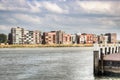 View over the Maas river in Dordrecht, Netherlands