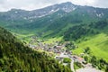 View over Malbun, Liechtenstein Royalty Free Stock Photo
