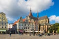 View over the market square Neuer Markt in Rostock, Germany