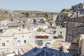 View over Matera, a unesco site in basilicata. Italy