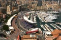 View over Monaco Formula one circuit Royalty Free Stock Photo