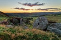 View over moorlands Royalty Free Stock Photo