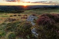 View over moorlands Royalty Free Stock Photo