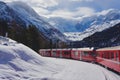 View over Morteratsch Glacier, Switzerland