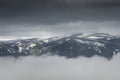 View over the mountains of central  Norway, Odda Royalty Free Stock Photo