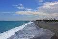 View over Napier`s beach